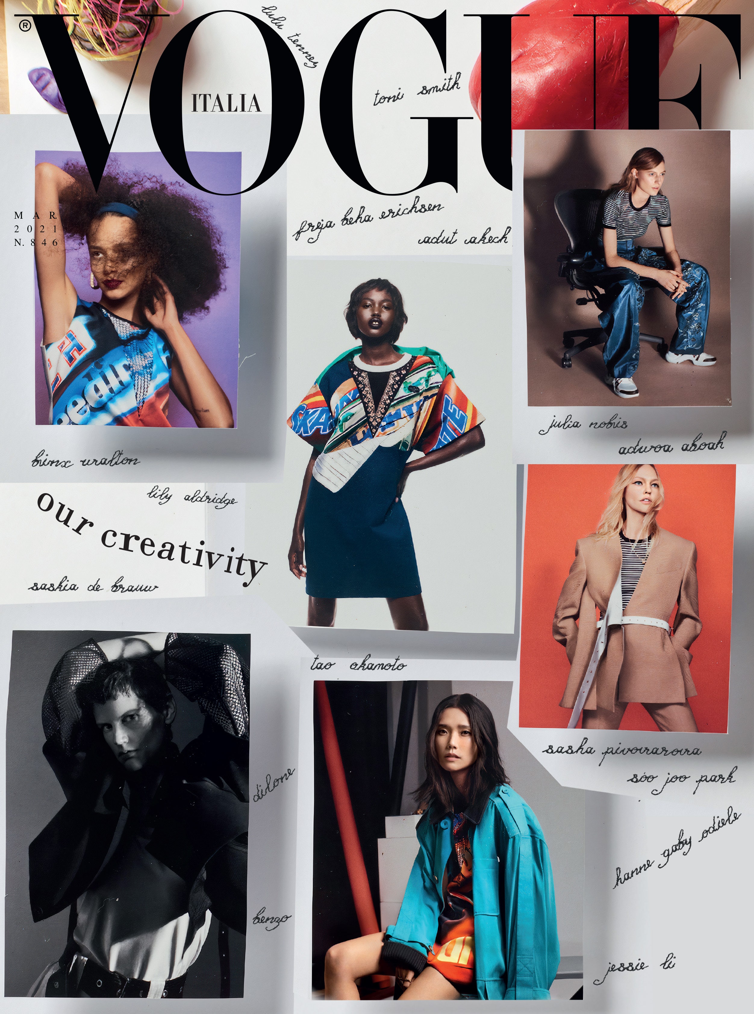 Vogue Creativity как выглядят обложки изданий Vogue по всему миру